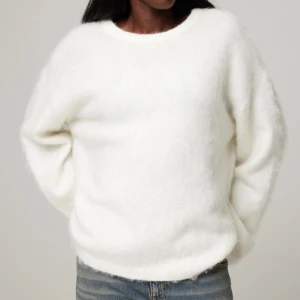 Vit stickad tröja - Stickad tröja från bikbok! Storlek XS