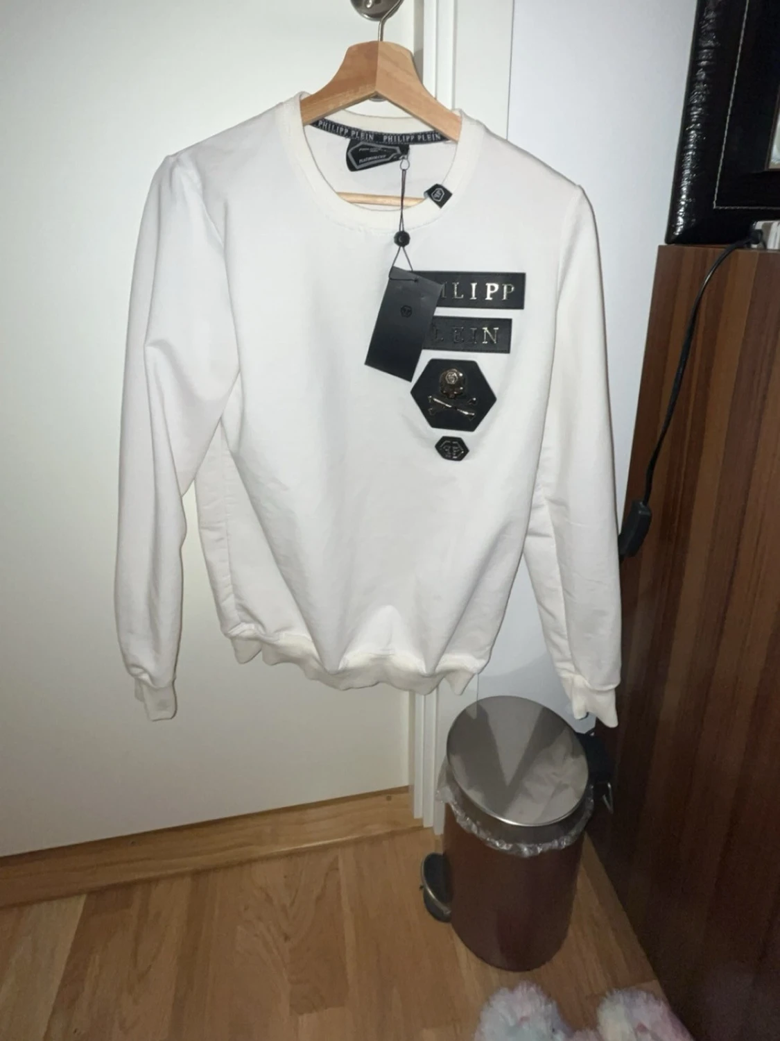 Vit sweatshirt från Philipp Plein