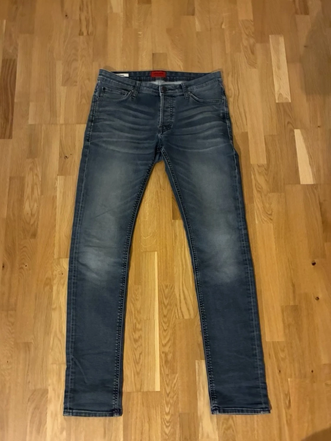 Blå slim jeans från Jack & Jones - 2