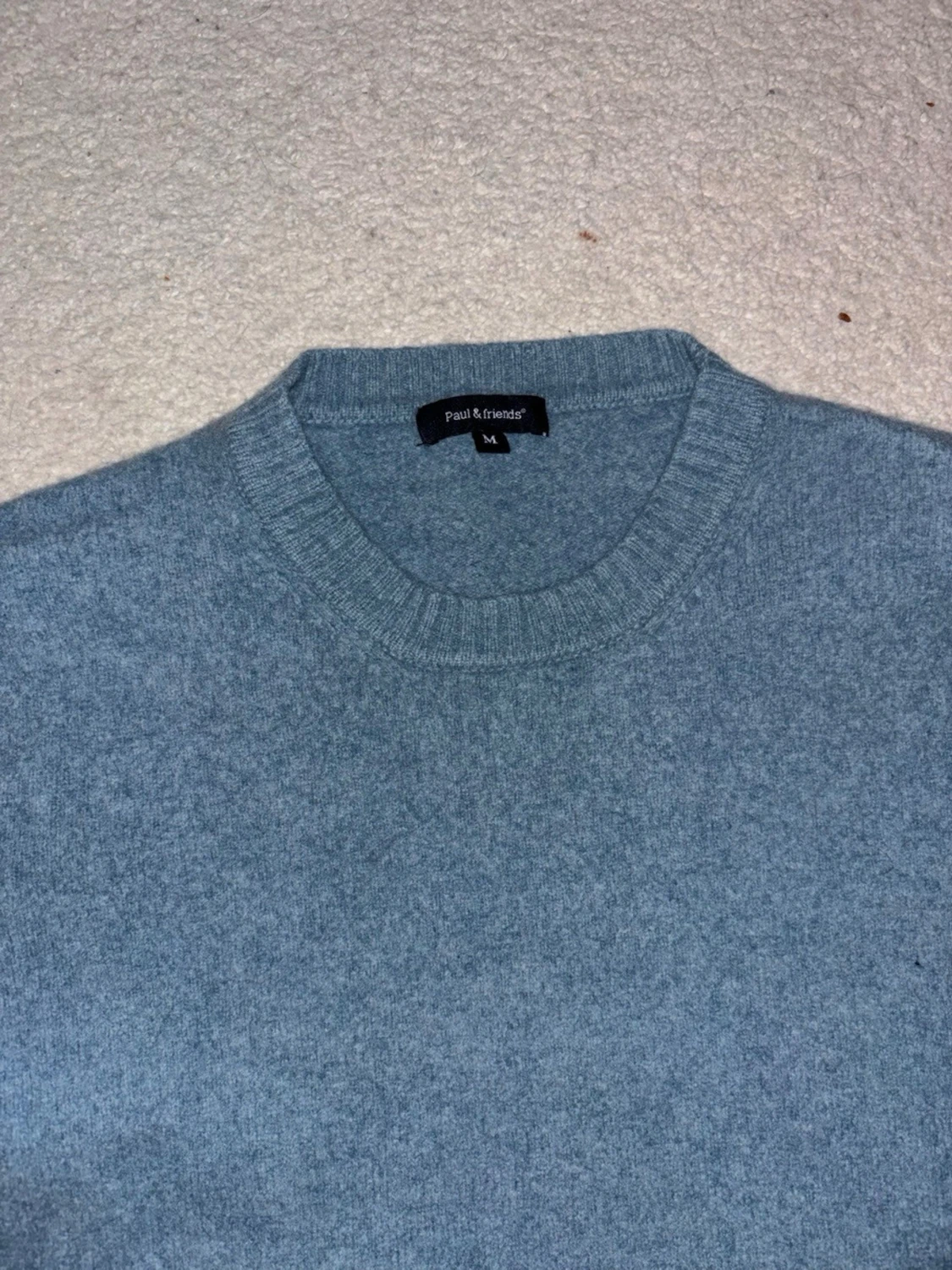 Blå stickad tröja från Paul & Friends - 1