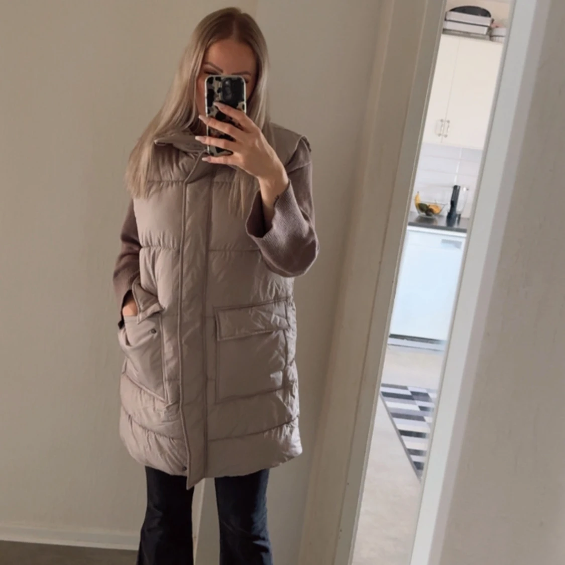 Beige lång väst från Lager 157 - 1