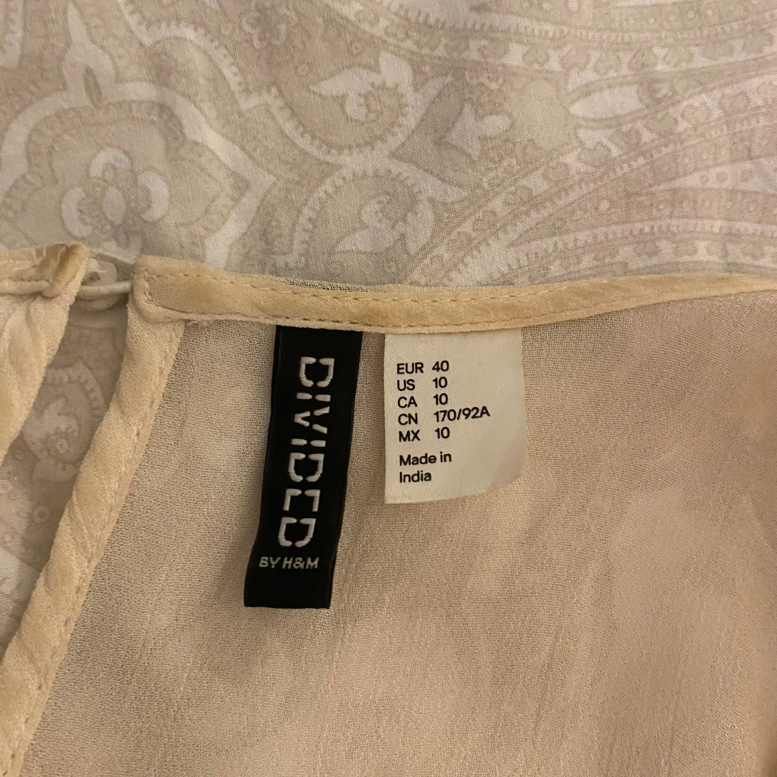 Beige spetsblus från H&M Divided - 3