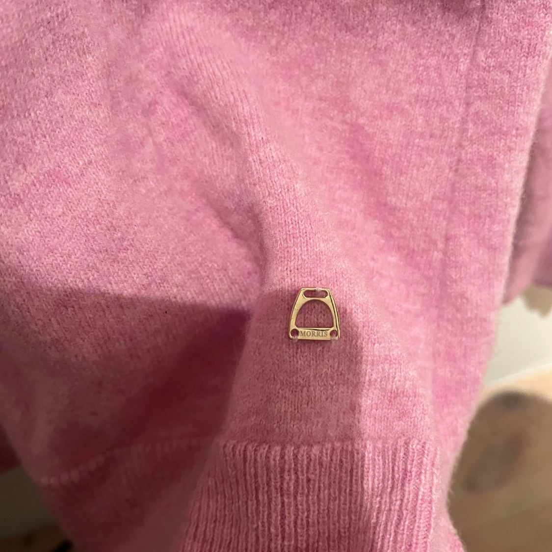 Rosa merinoullströja från Morris Lady - 3