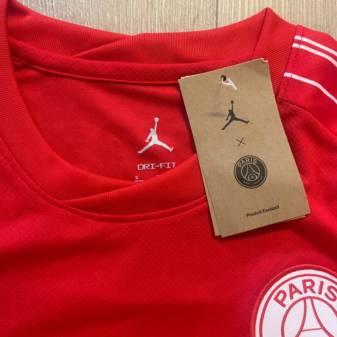 Röd PSG x Jordan fotbollströja - 3