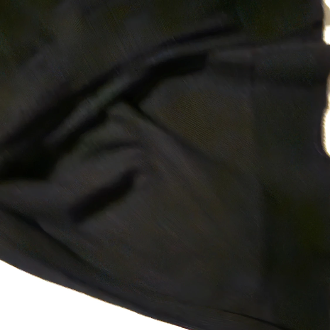 Svart lång stickad klänning storl.S  - 4