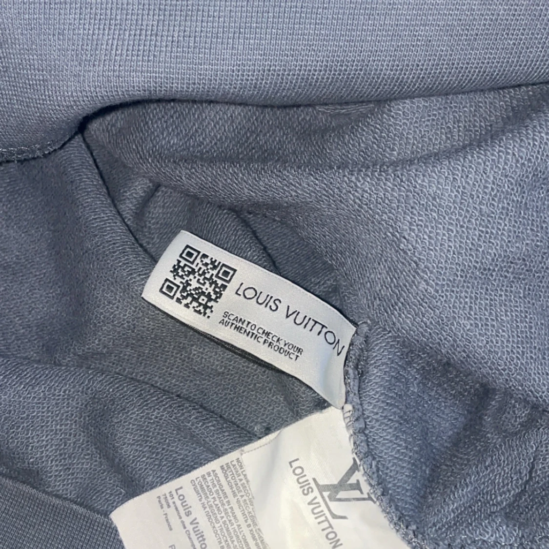 Blå Louis Vuitton sweatshirt S/M - 2