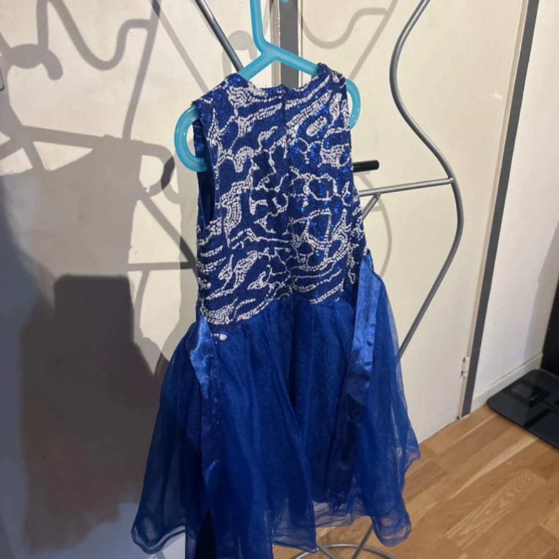 Blå barn klänning - 1