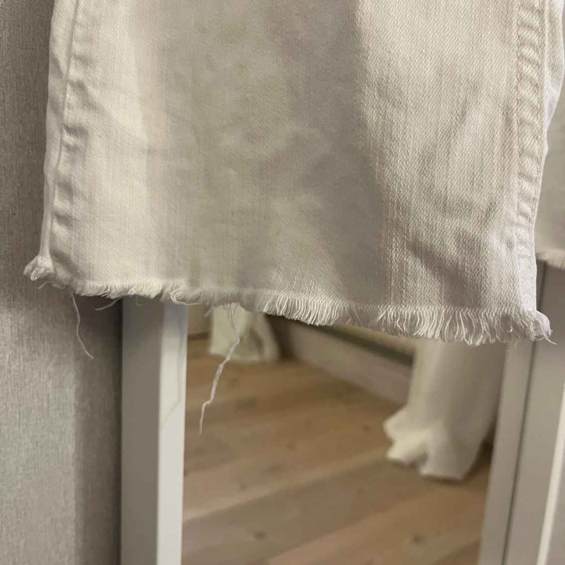 Vita lågmidjade bootcut jeans - 2