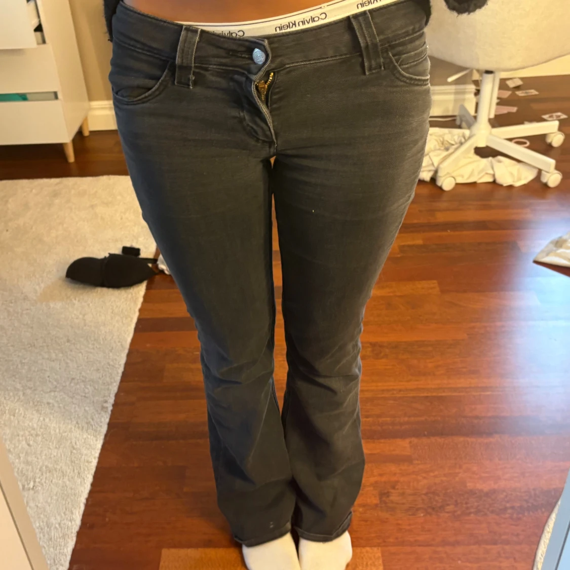 Svarta bootcut jeans Cheap Monday 29/32