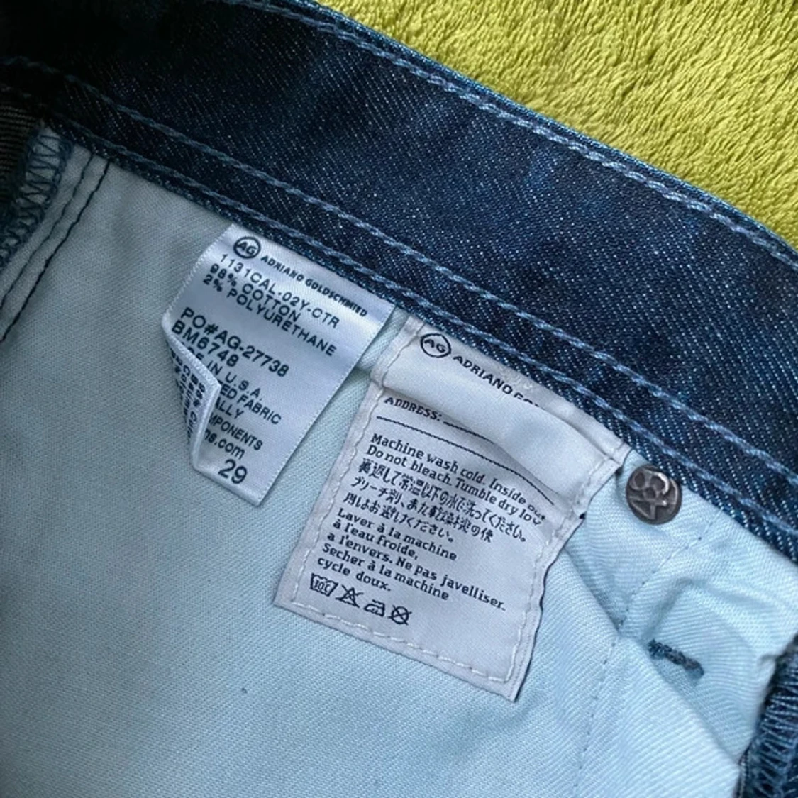 Adriano goldshmeid jeans - 3