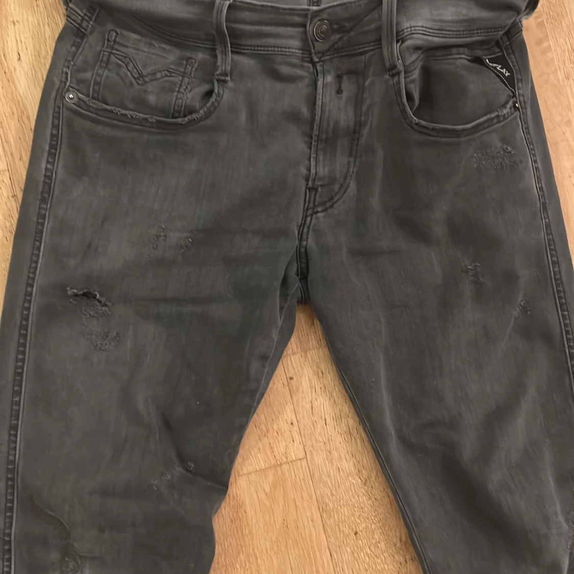 Anbass Replay jeans med revor - 1