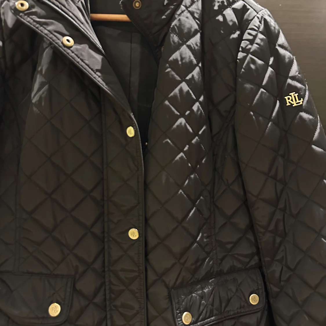 Svart quiltad jacka Lauren Ralph Lauren - 1