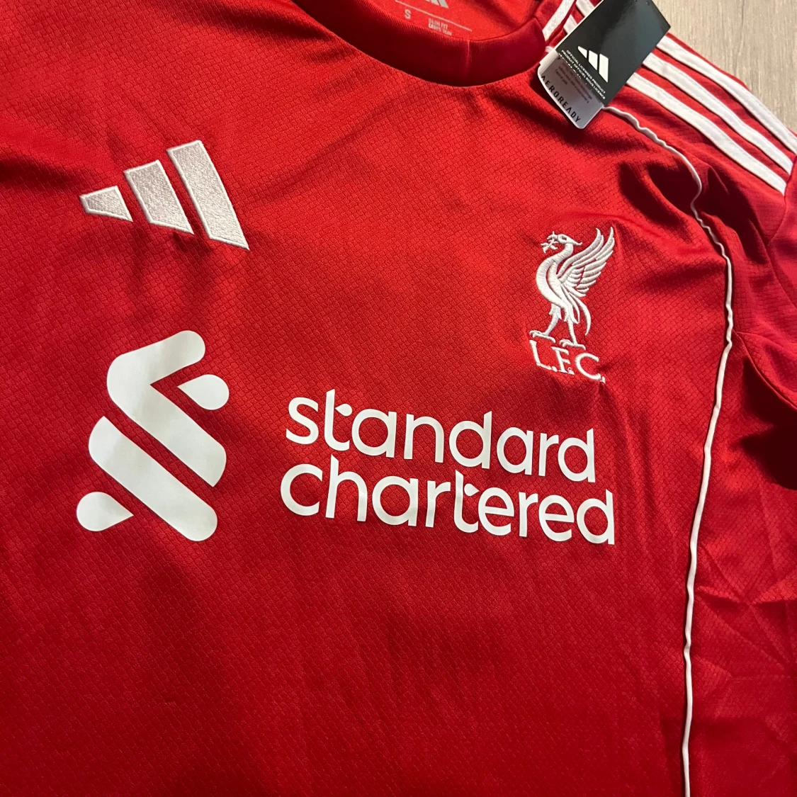 Liverpool Salah 11 Adidas matchtröja S - 2