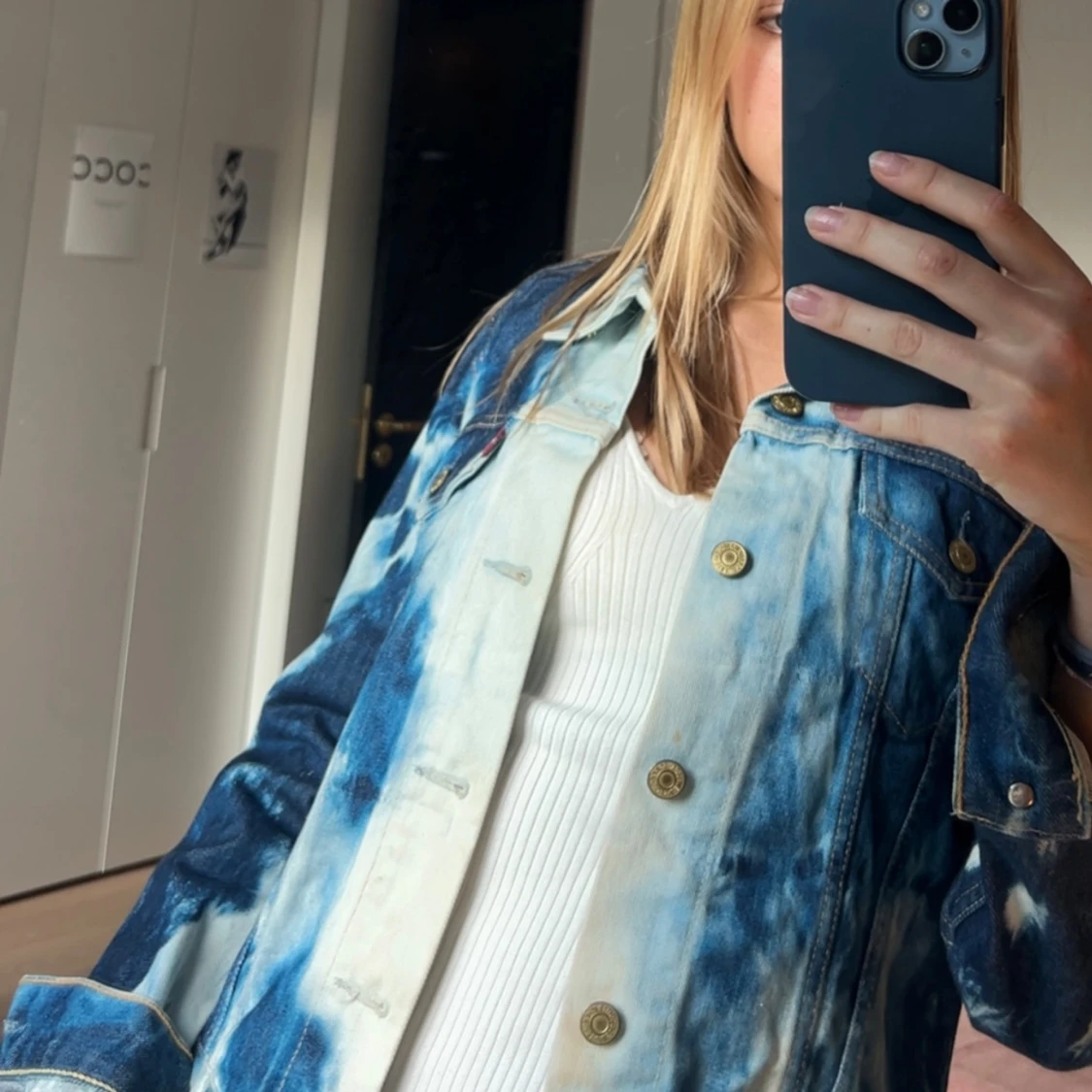 Blå jeansjacka från Levi's