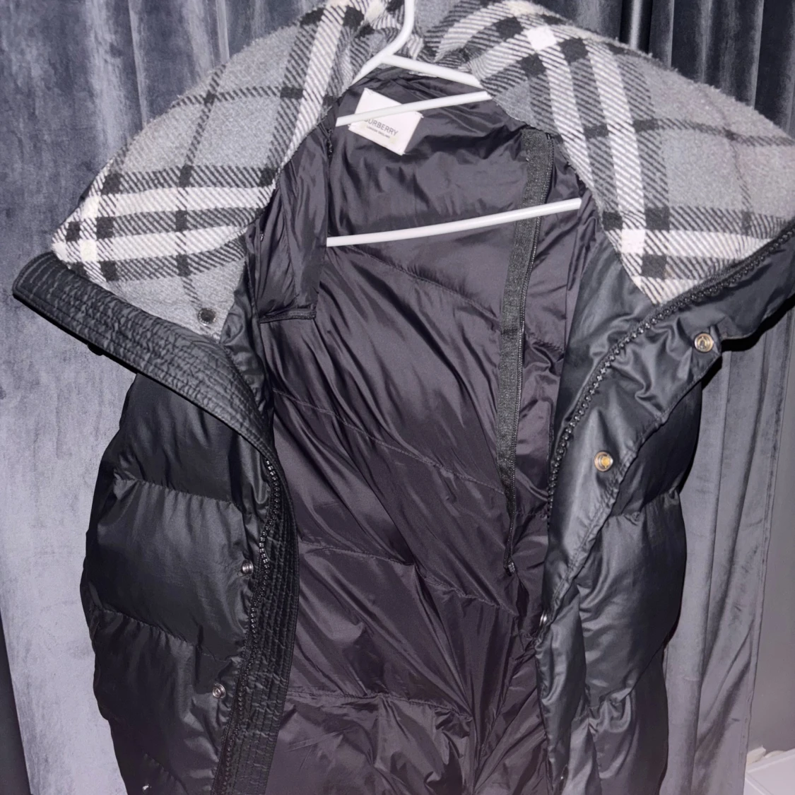 Svart dunväst/jacka från Burberry