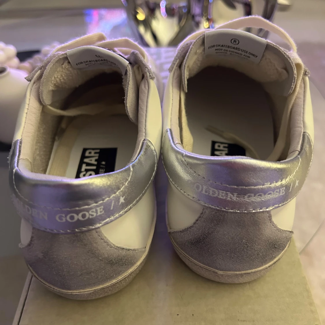 Golden Goose sneakers med glitterstjärna - 4