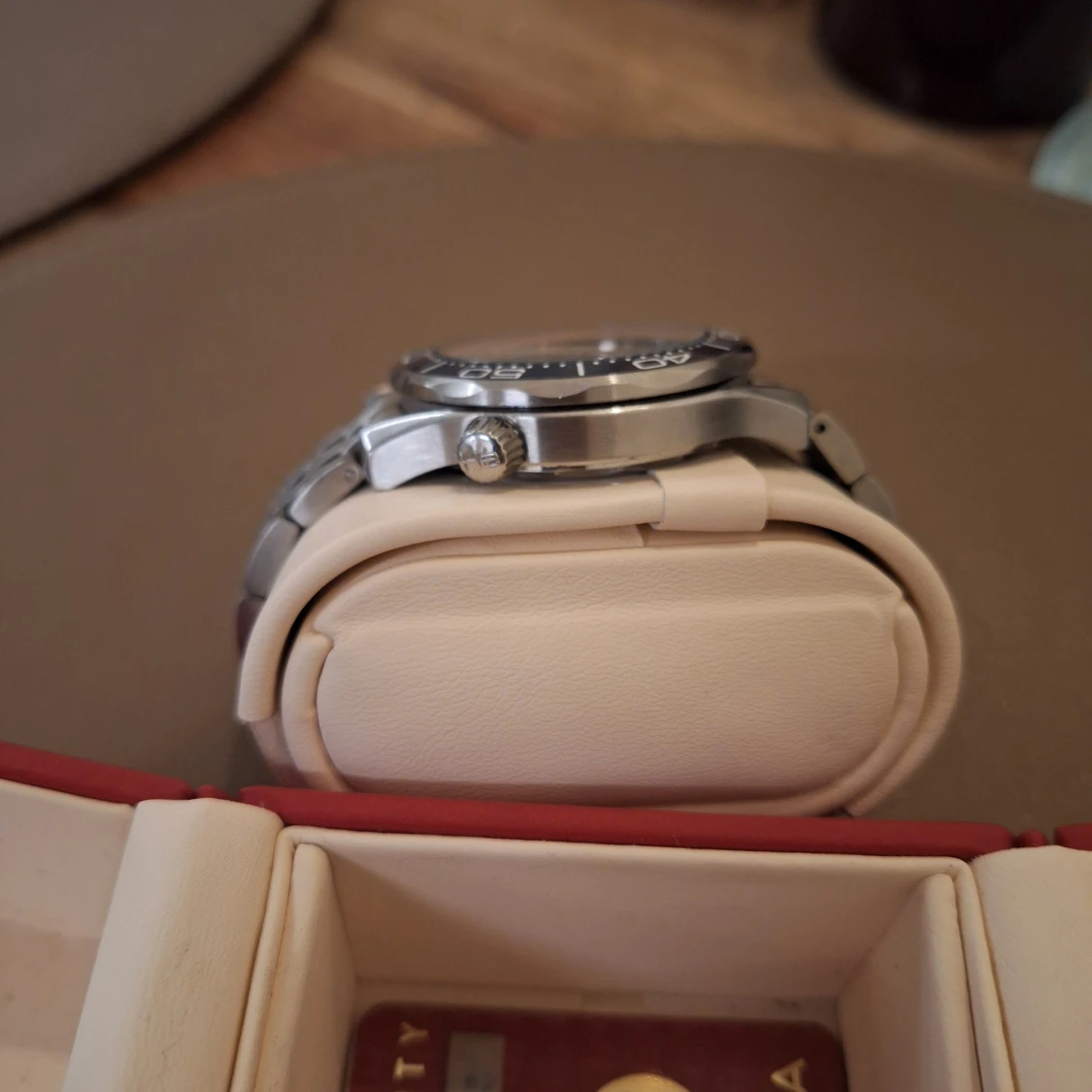 Omega Seamaster blå/silver klocka - 1