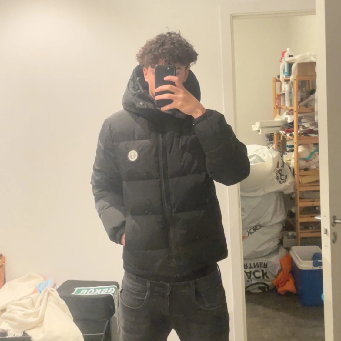 Svart pufferjacka från Trapstar M - 1