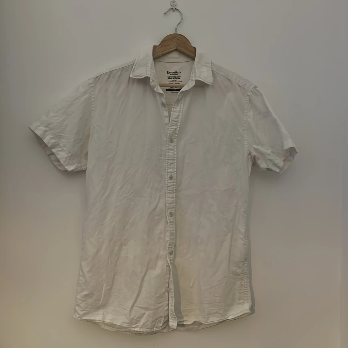 Vit kortärmad skjorta Jack & Jones