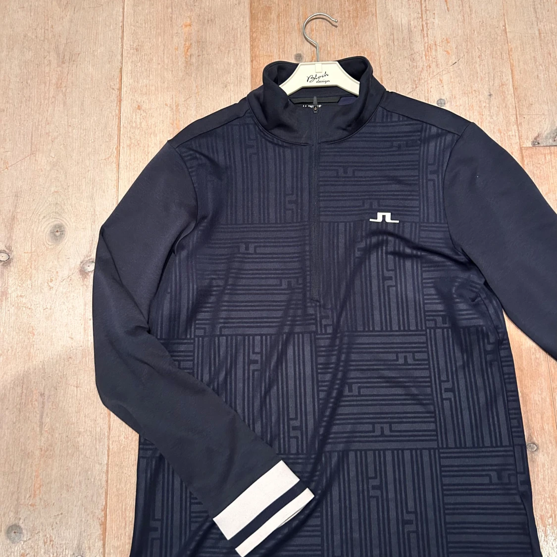 Blå half zip tröja från J.Lindeberg - 1