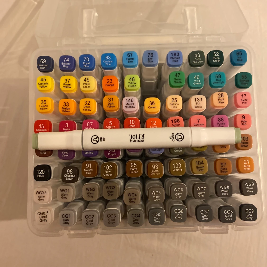 Jolly Craft Studio Twin Tip Markers 80-pack - 3