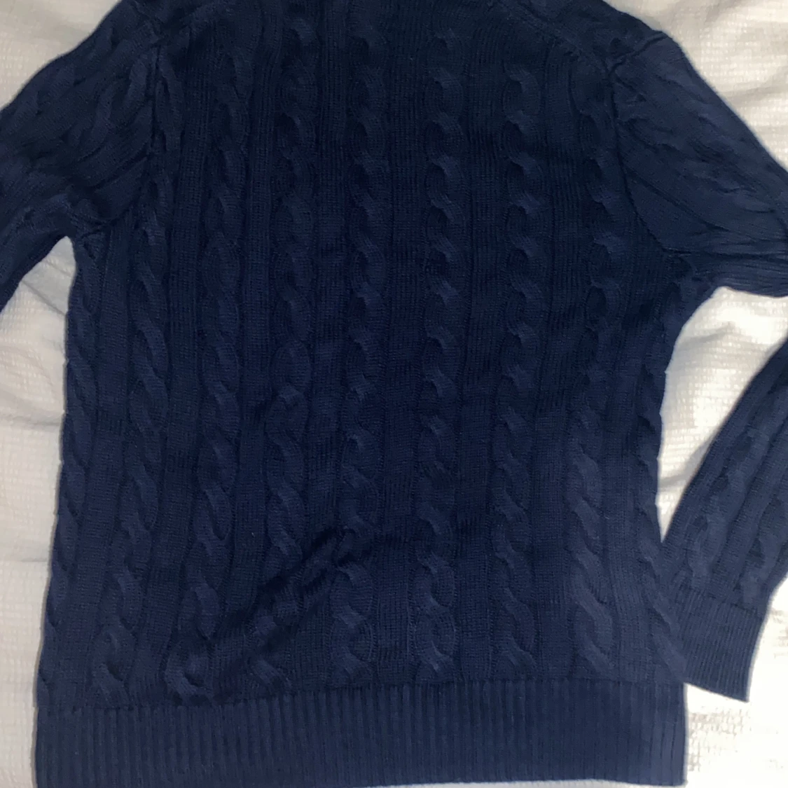 Grå kabelstickad tröja Polo Ralph Lauren - 4