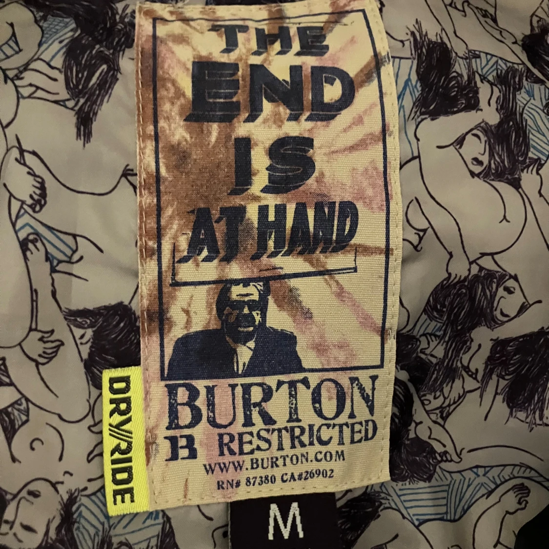 Blå och svart vindjacka från Burton - 3