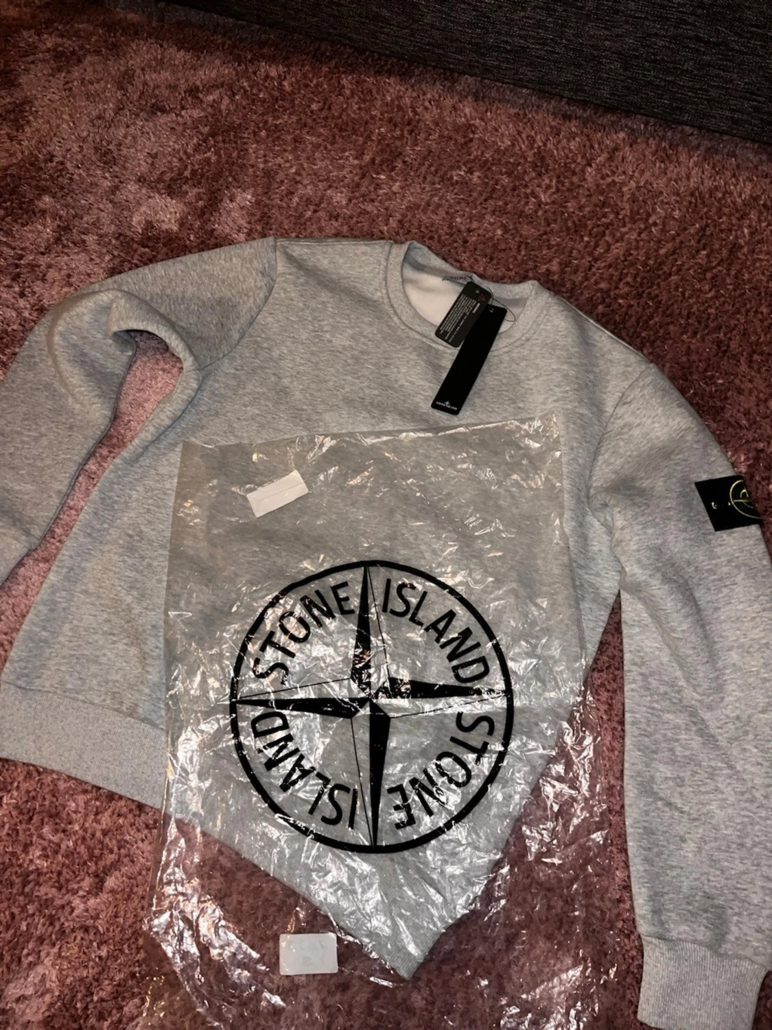 Stone Island tröja grå