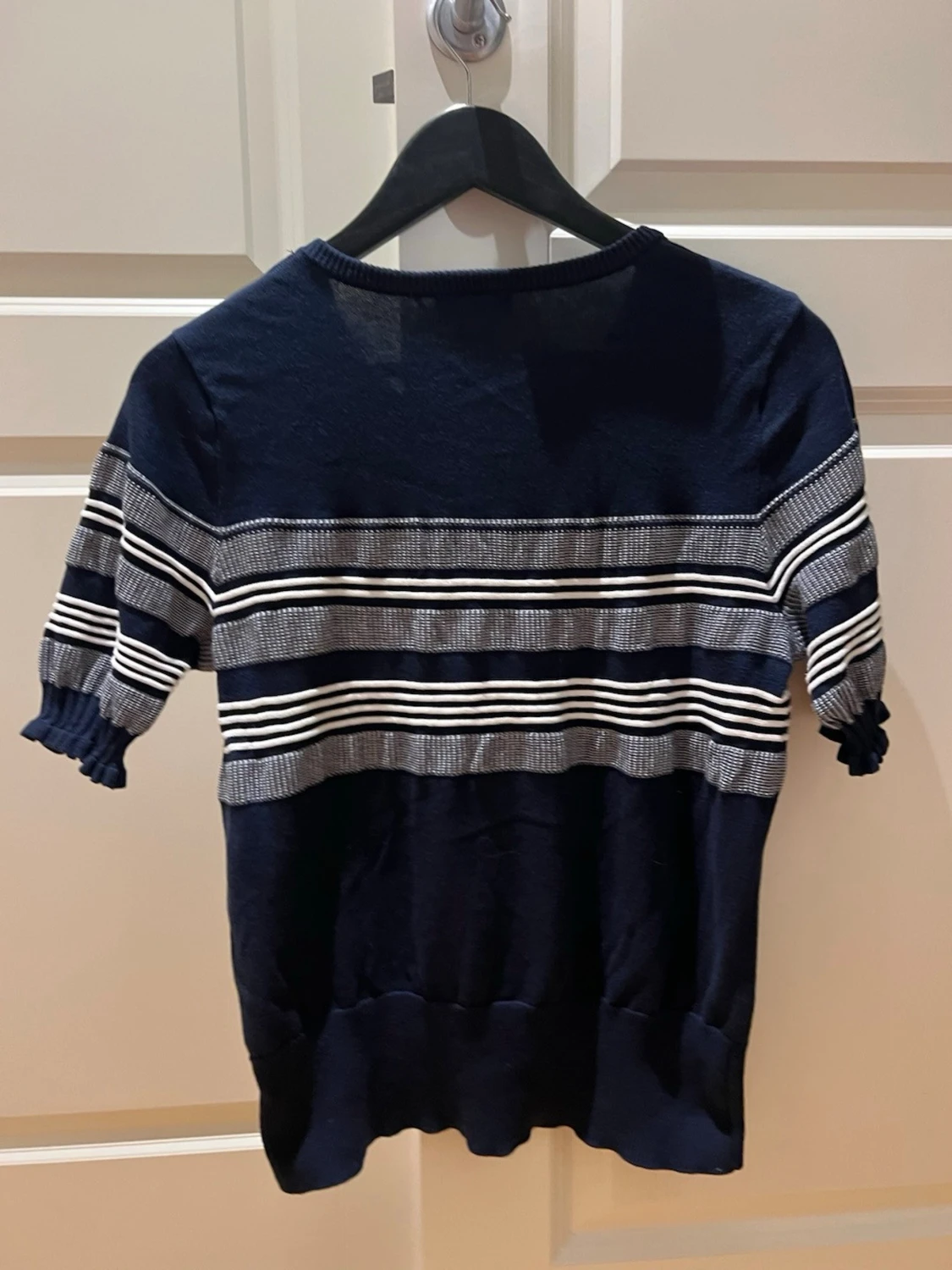 Marinblå randig topp Holly & White - 2