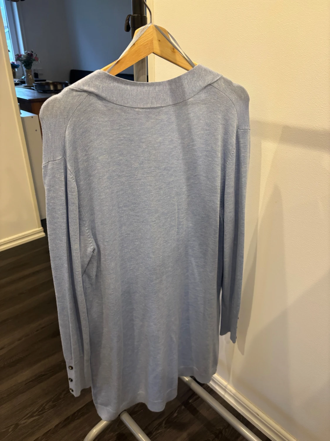 Ljusblå kofta från Isolde, storlek L - 2