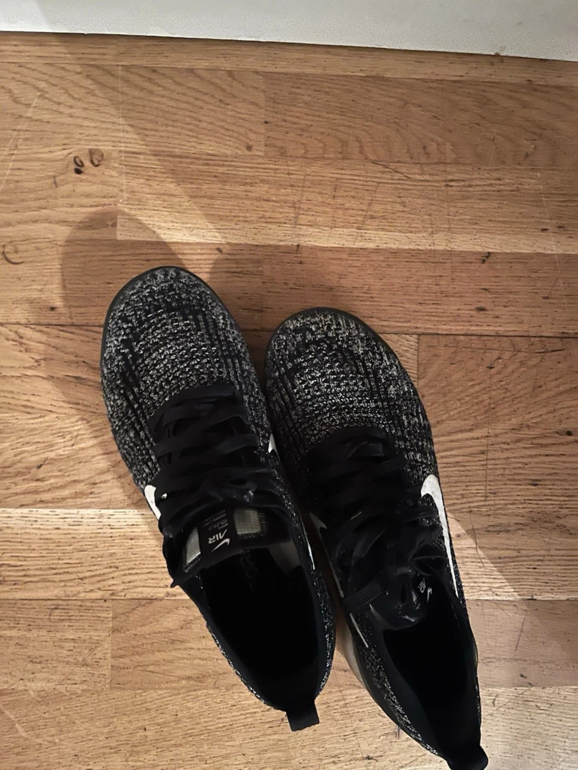 Nike Vapormax Flyknit svart/vit - 1