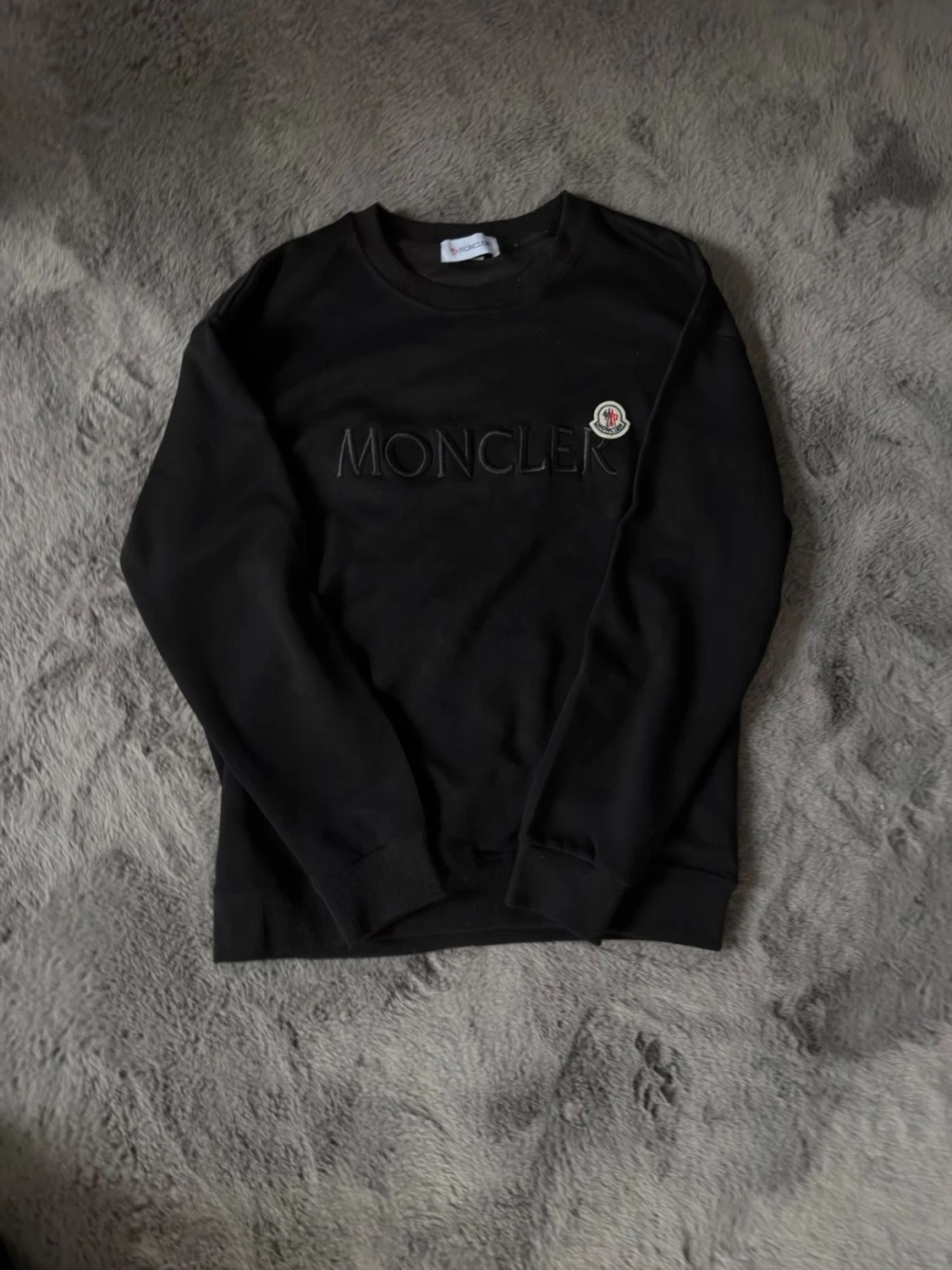 Svart sweatshirt från Moncler