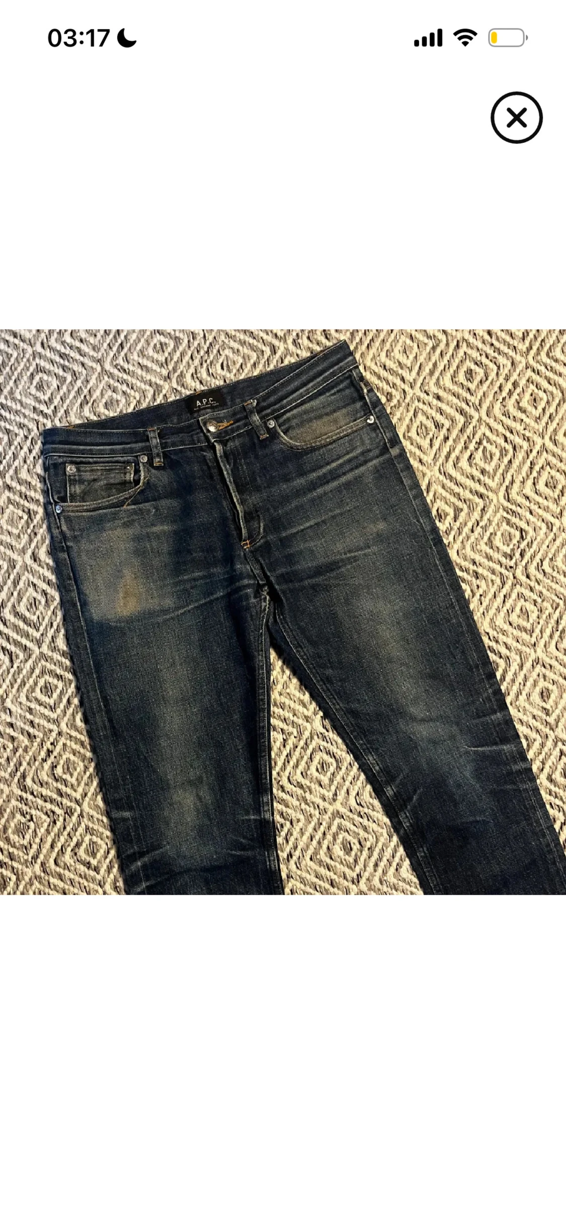 A.P.C. Selvedge jeans - 1