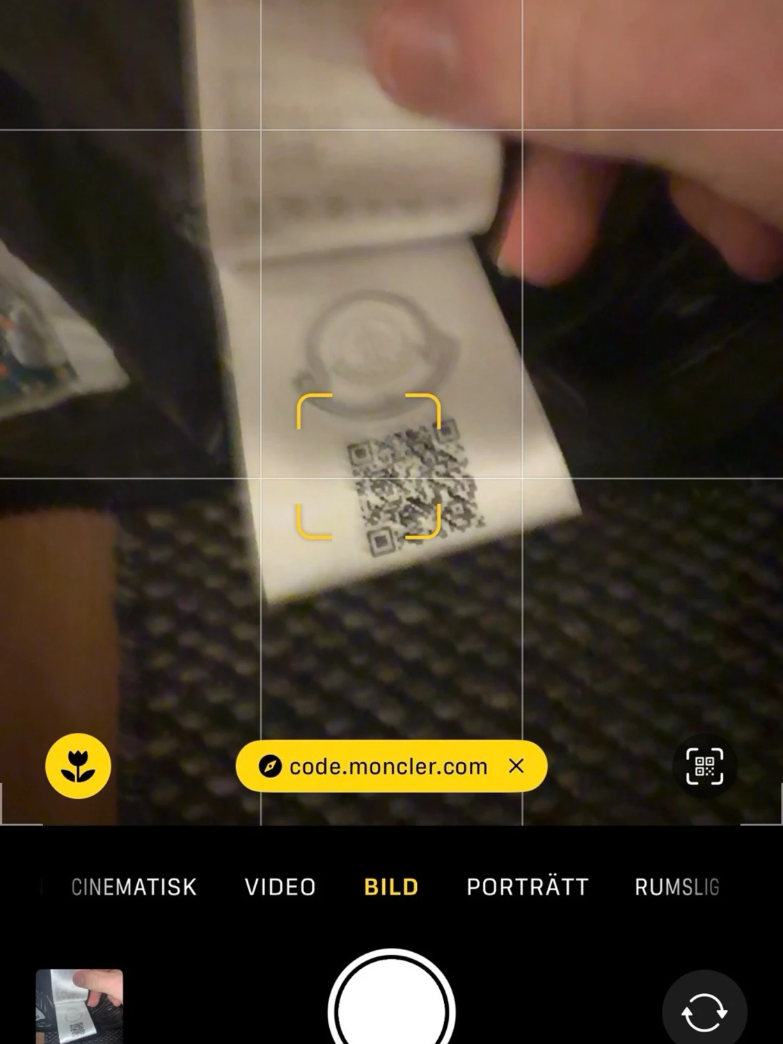 Svart Moncler maya  - 5