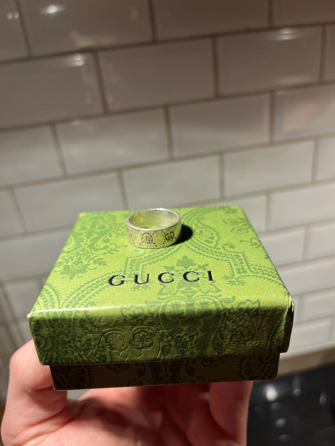 Gucci ghost ring 