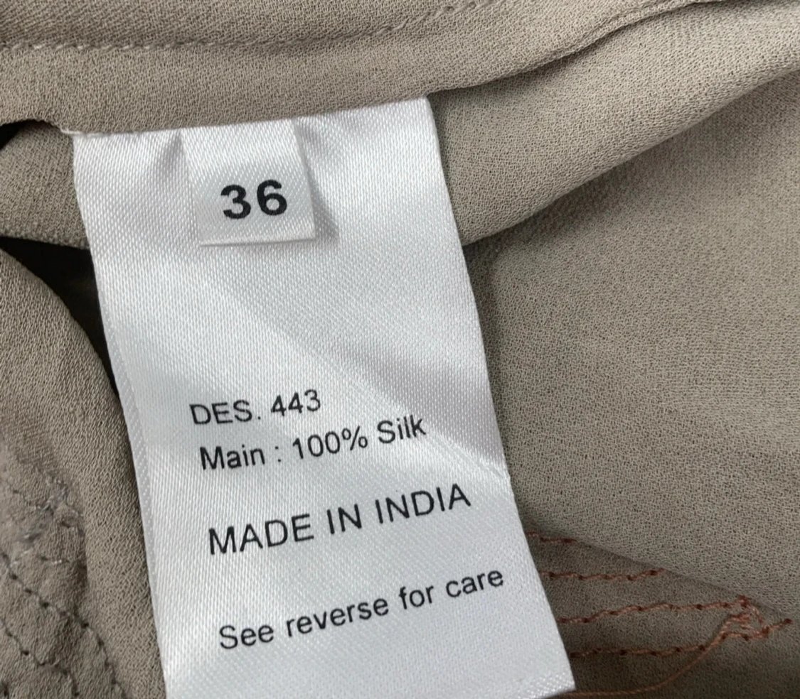 Vintage sidentopp paljetter  - 1