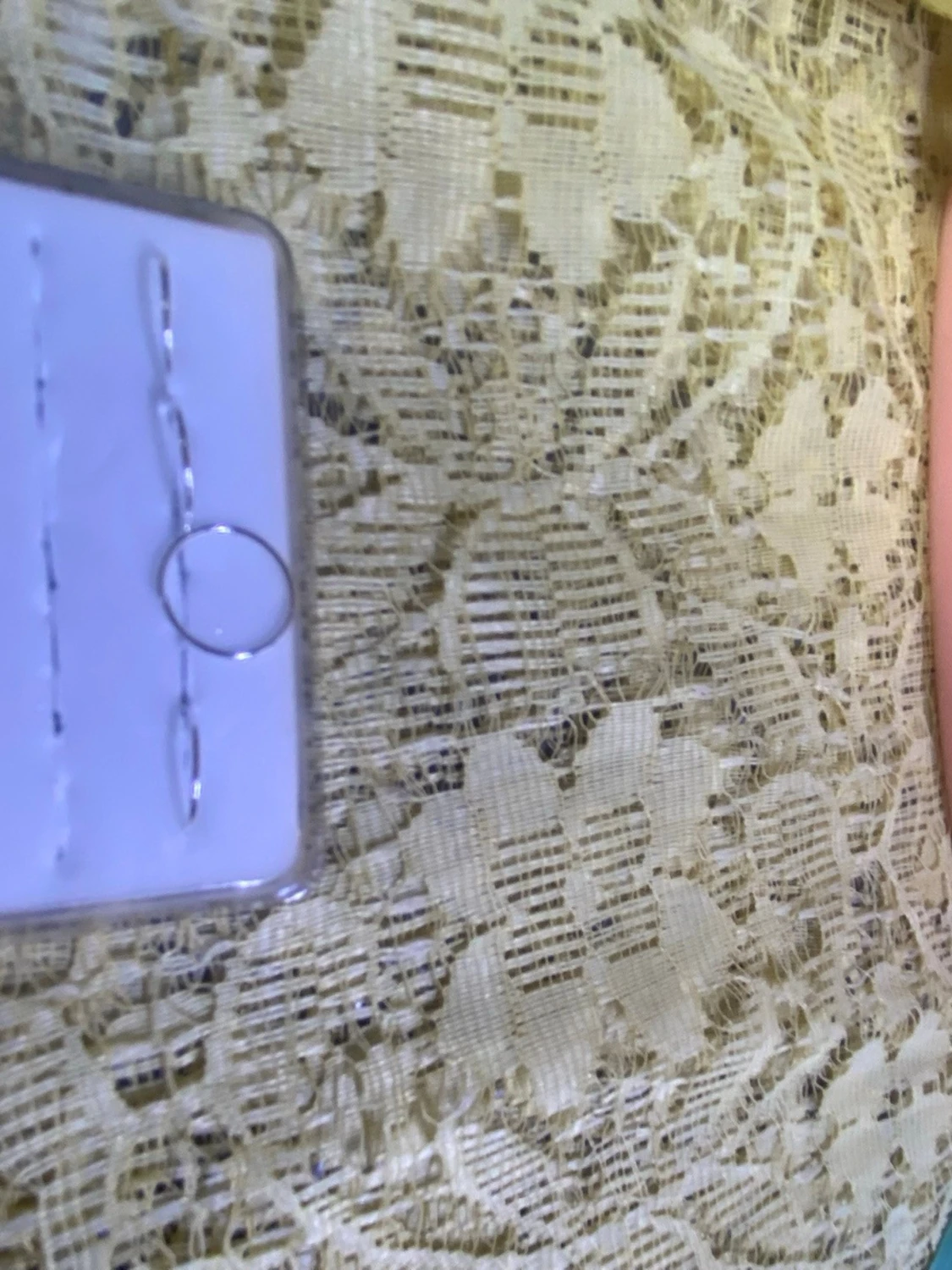 925 Silverpläterad Näsring 