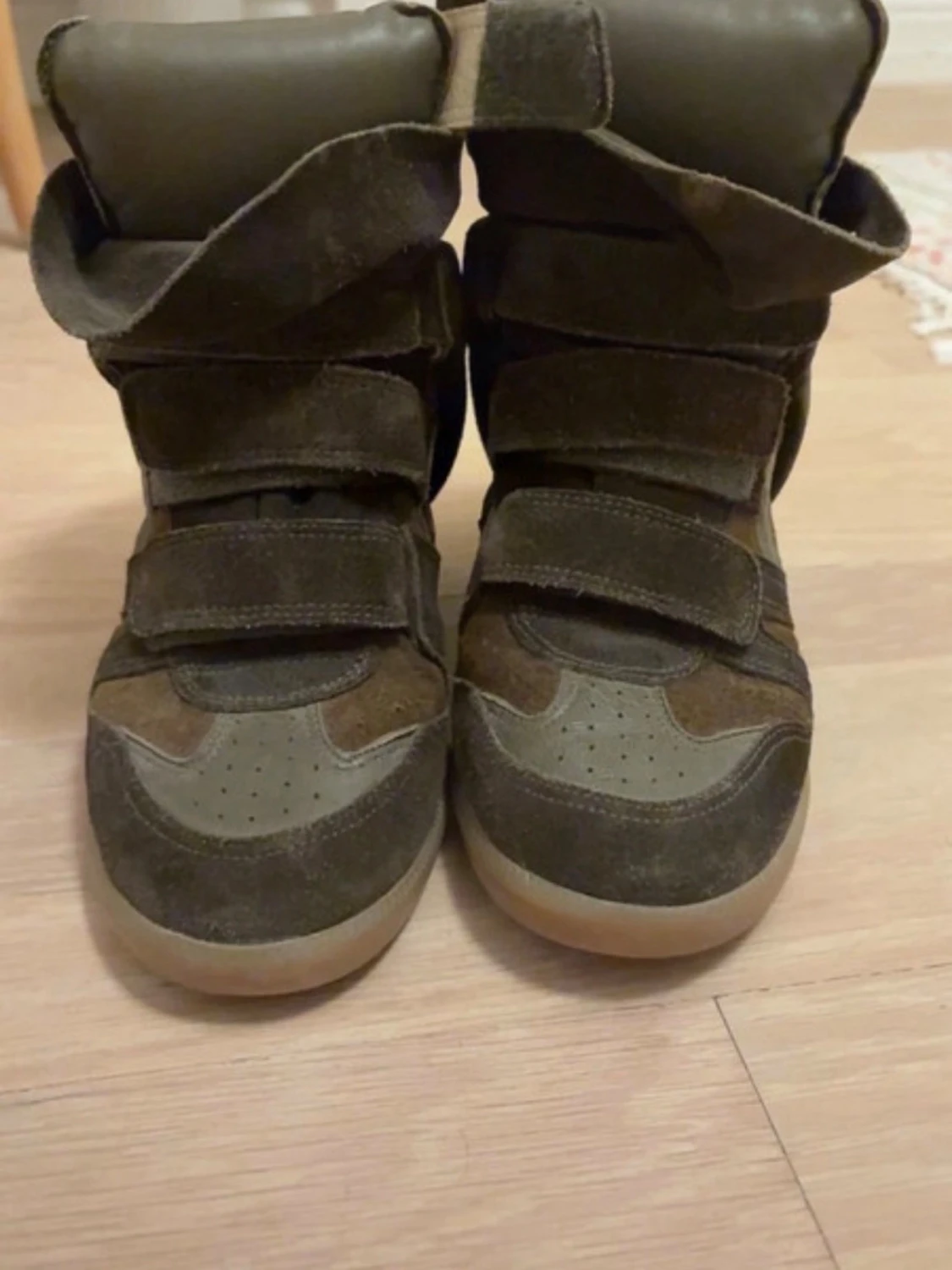 Isabel Marant wedge sneakers mocka - 2