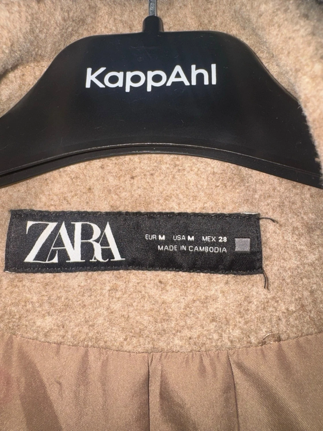 Beige jacka från ZARA  - 1