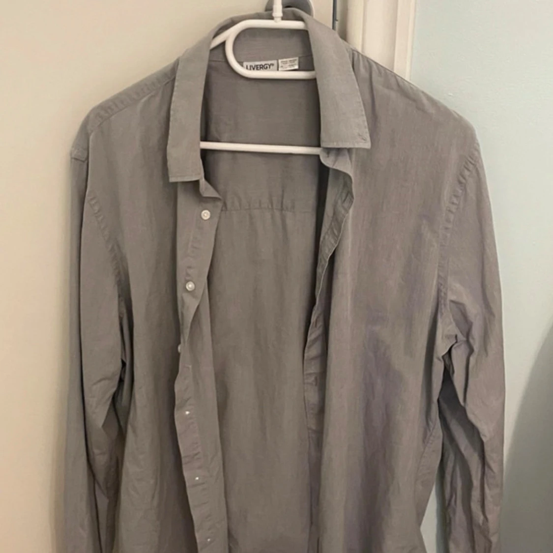 Grå skjorta från Livergy, storlek L
