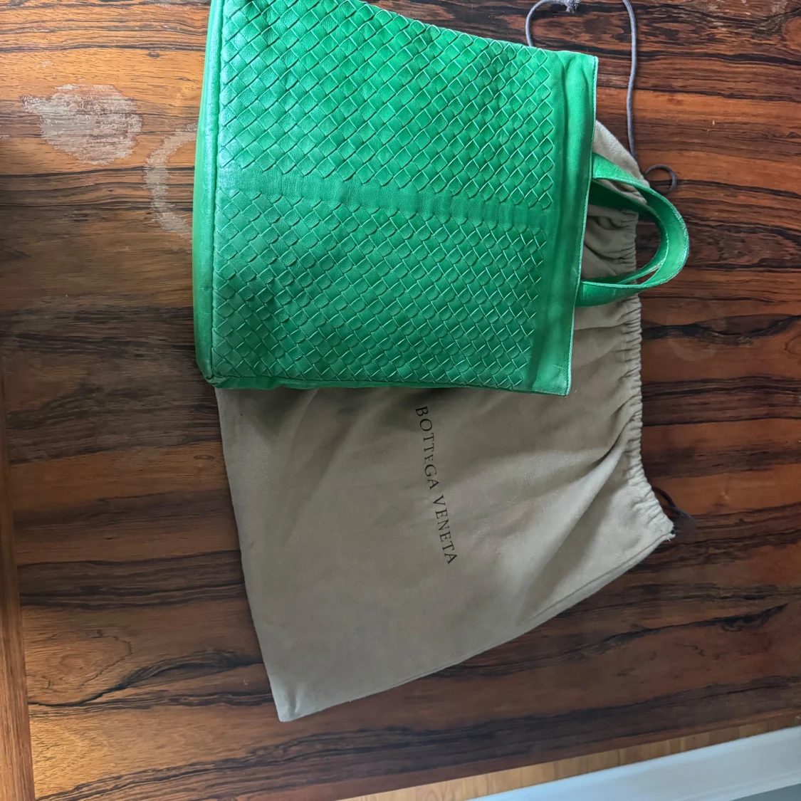 Grön handväska från Bottega Veneta - 3