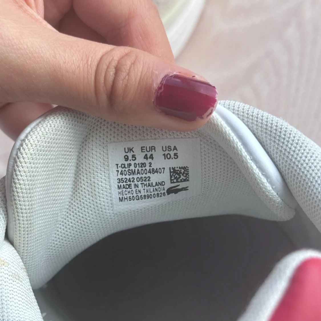 Lacoste T-Clip vita sneakers strl 44 - 2