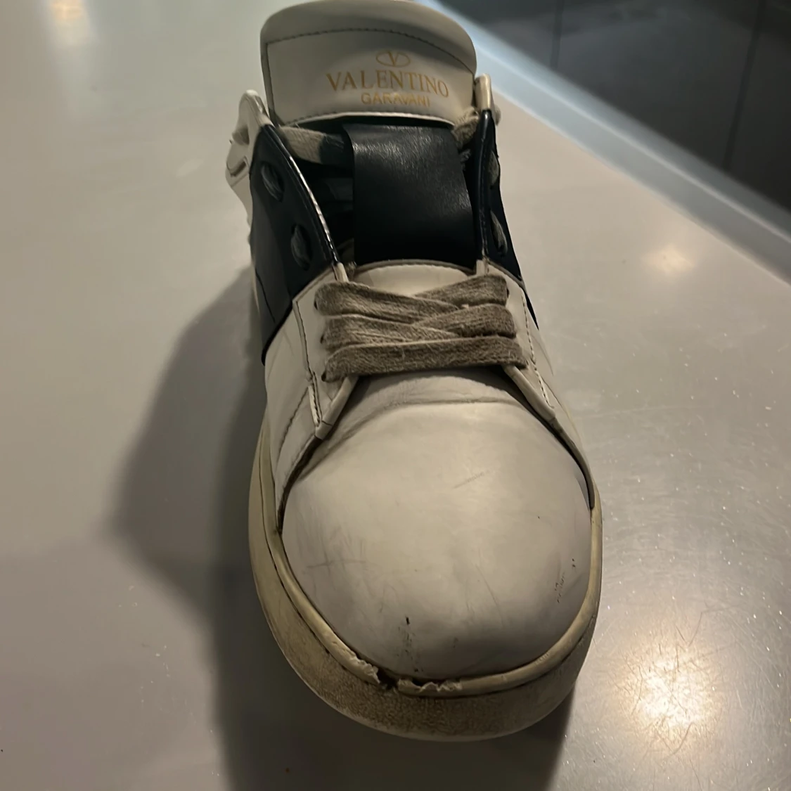 Valentino Garavani Open sneakers vit/mörkblå - 3