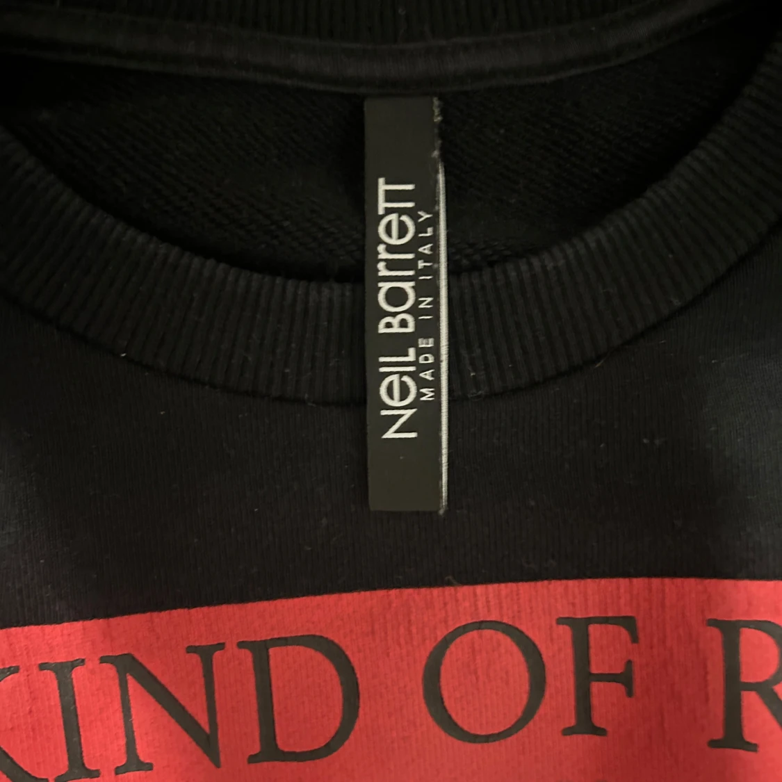 Neil Barrett svart sweatshirt  - 2