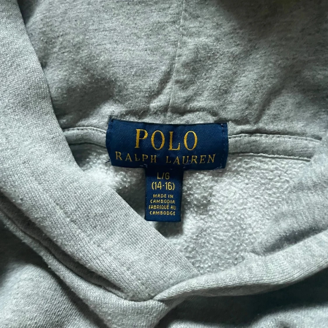 Grå hoodie Polo Bear Ralph Lauren - 1