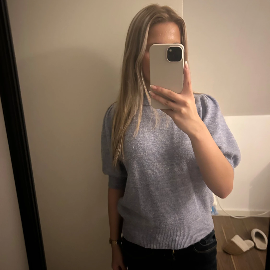 Ljuslila stickad tröja från ONLY - 2