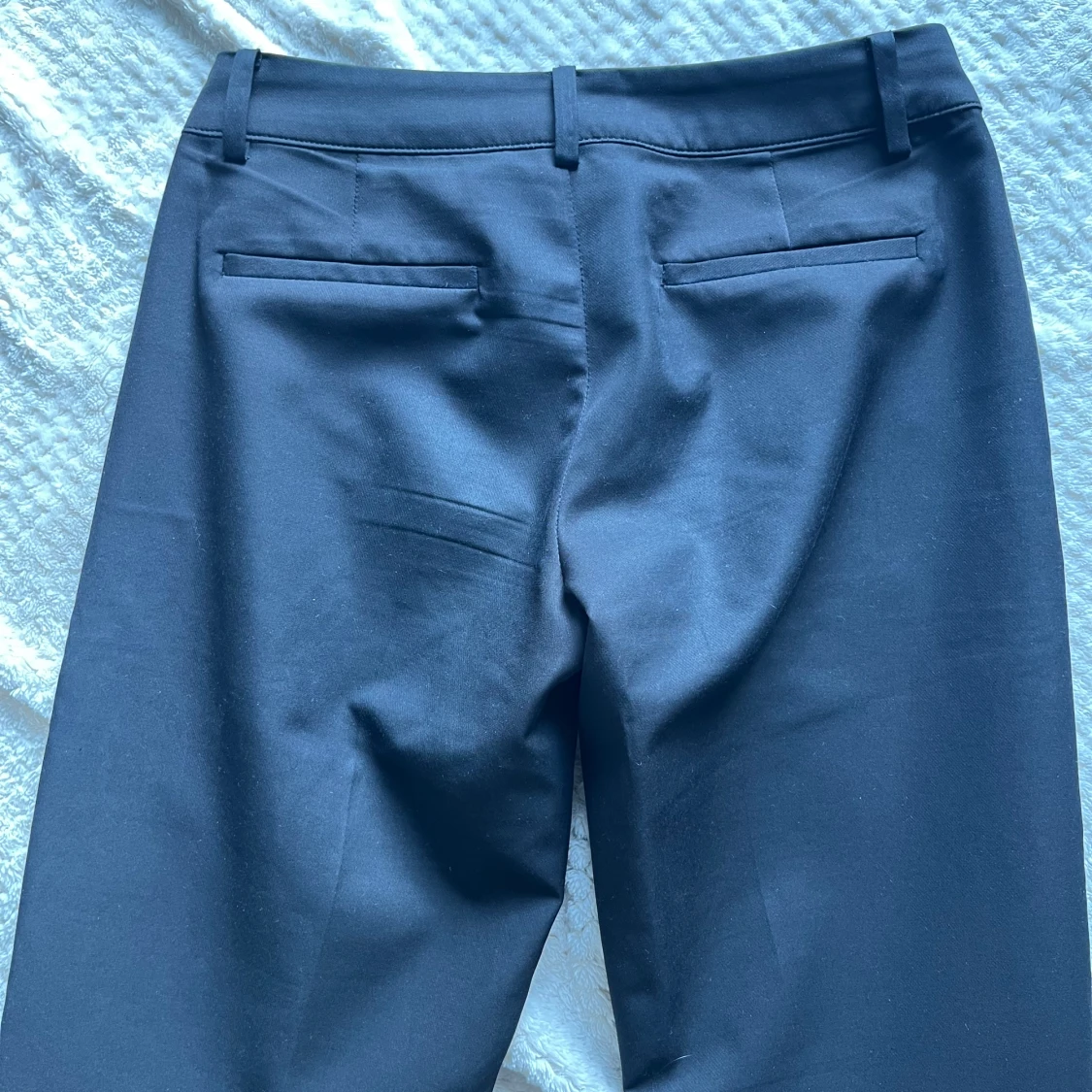 Lågmidjade bootcut kostymbyxor - 3