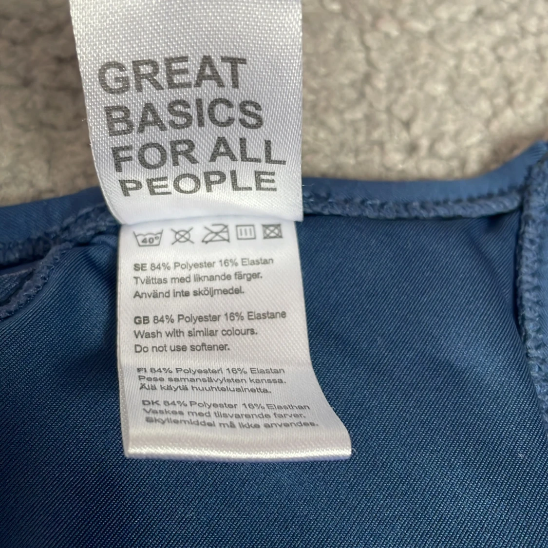 Blå trekantsbikini från 157, XS - 2