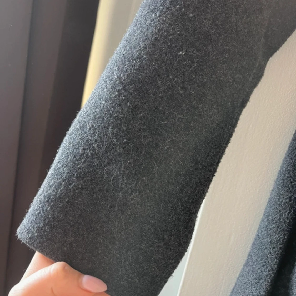 Grå kappa med knyte - 1