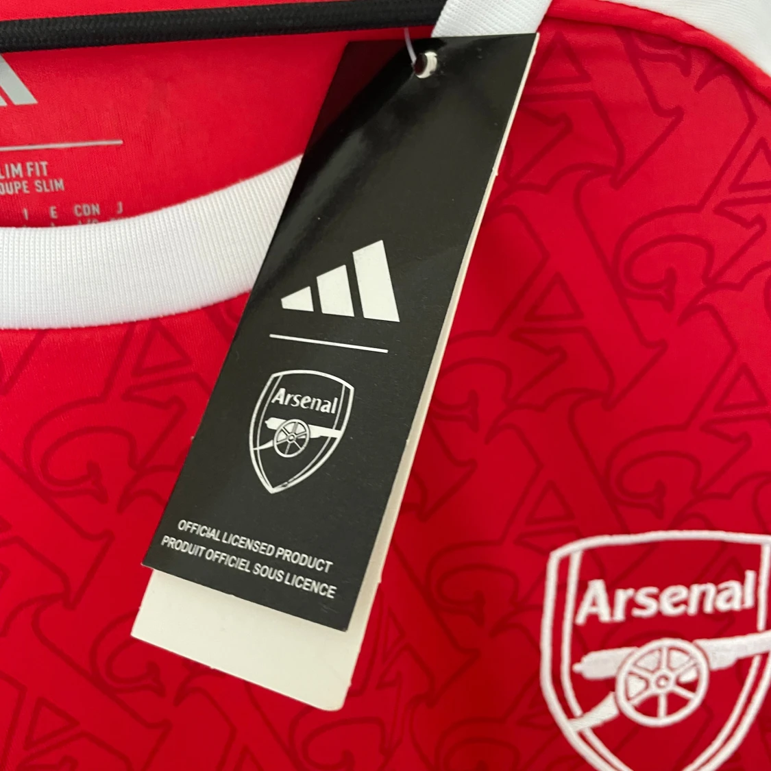 Arsenal hemmatröja Adidas röd/vit L - 3